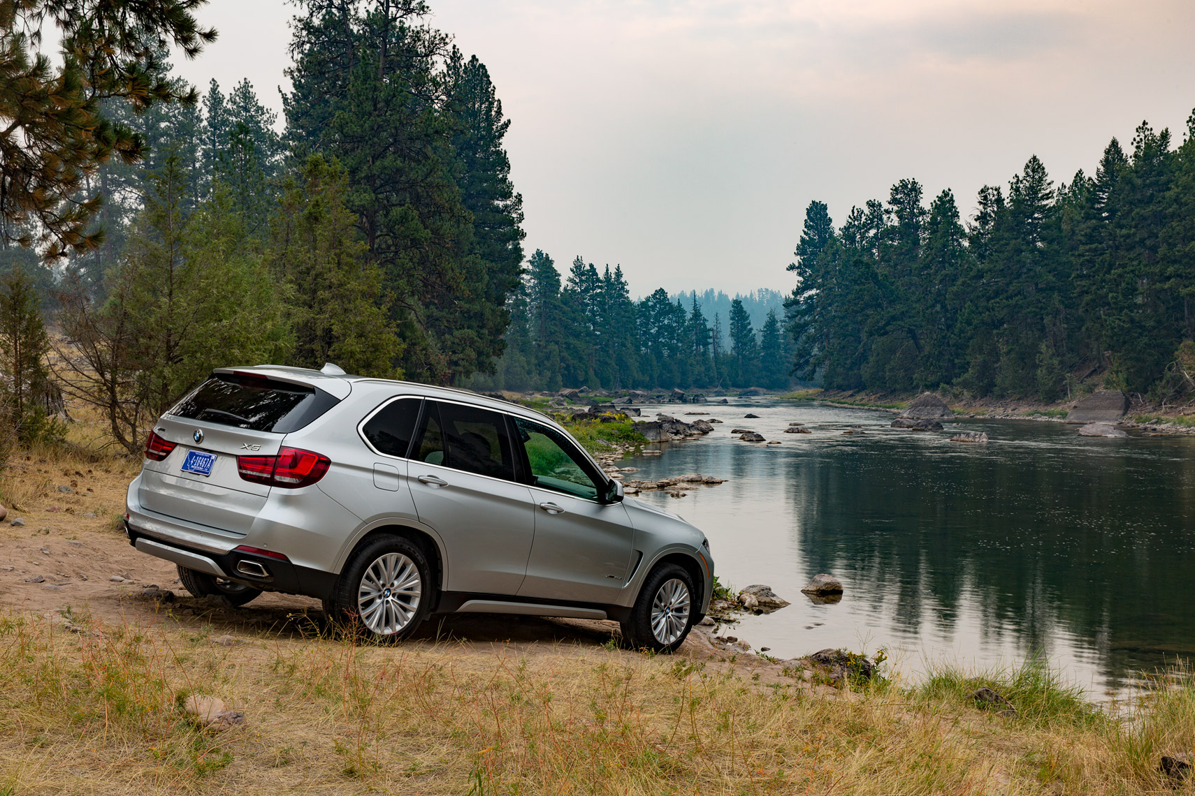 BMW X5 The Resort at Paws Up  Montana Blackfoot River Poul Ober Photography